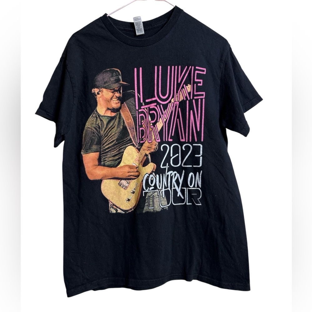 Luke Bryan 2023 Country On Tour T-Shirt adult medium Gildan